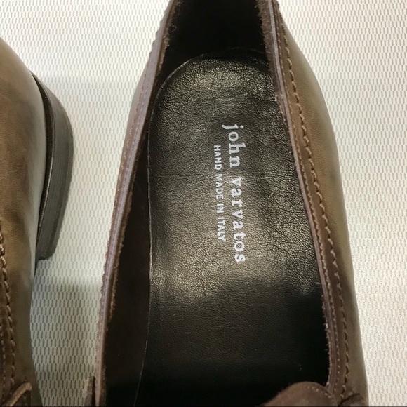 John Varvatos Brown Murray Penny Loafers - Picture 4 of 8